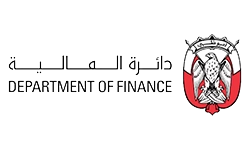 Department of Finance Abu Dhabi logo in Arabic and English