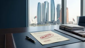 Notary document rejection in Abu Dhabi